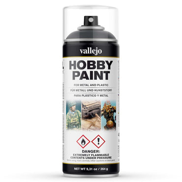 Acrylicos Vallejo Hobby Paint Panzer Grey Spray 400 ml.