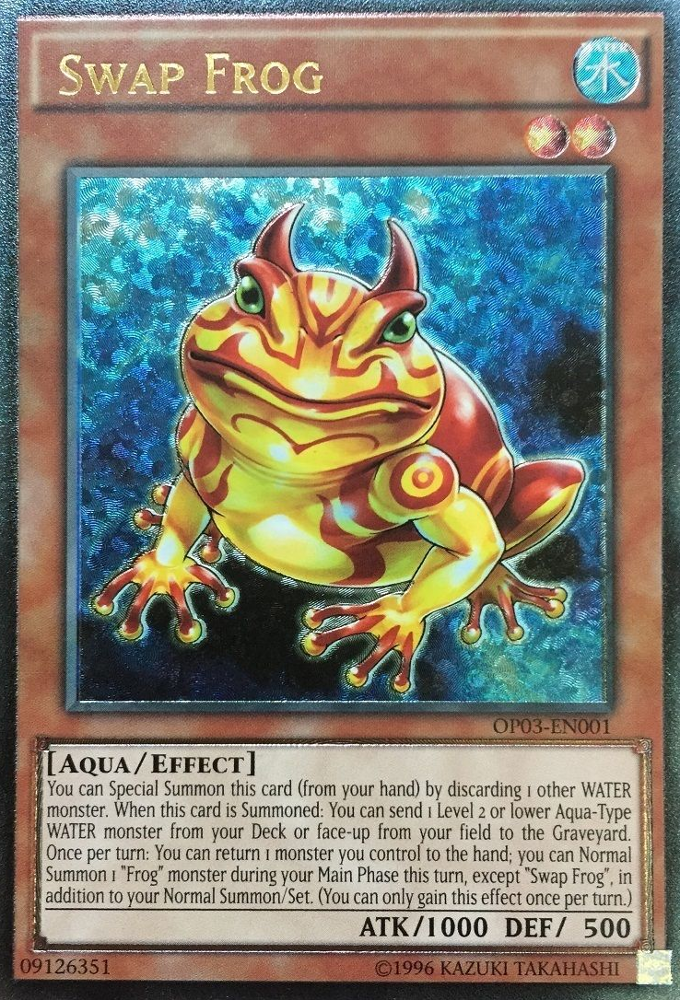 op03 rare cards Swap Frog [OP03-EN001] Ultimate Rare