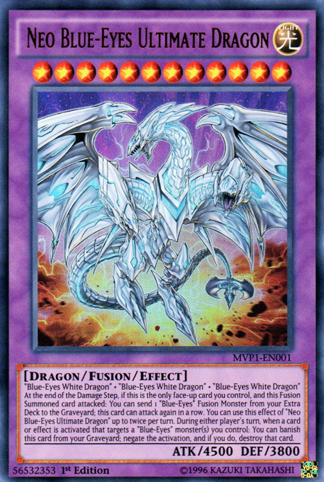 yugioh new blue eyes cards Neo Blue-Eyes Ultimate Dragon [MVP1-EN001] Ultra Rare