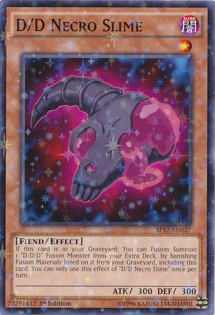 yugioh 2 player starter set deck list D/D Necro Slime [SP17-EN027] Starfoil Rare