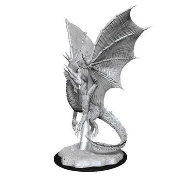 Dungeons and Dragons: Nolzur's Marvelous Unpainted Miniatures - Young Silver Dragon