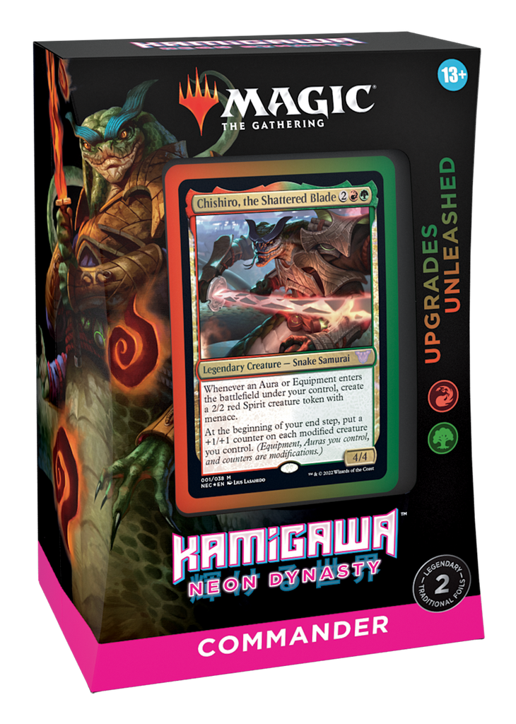 mtg enhanced evolution commander deck Magic The Gathering: Kamigawa Neon Dynasty Commander Deck – Upgrades U
