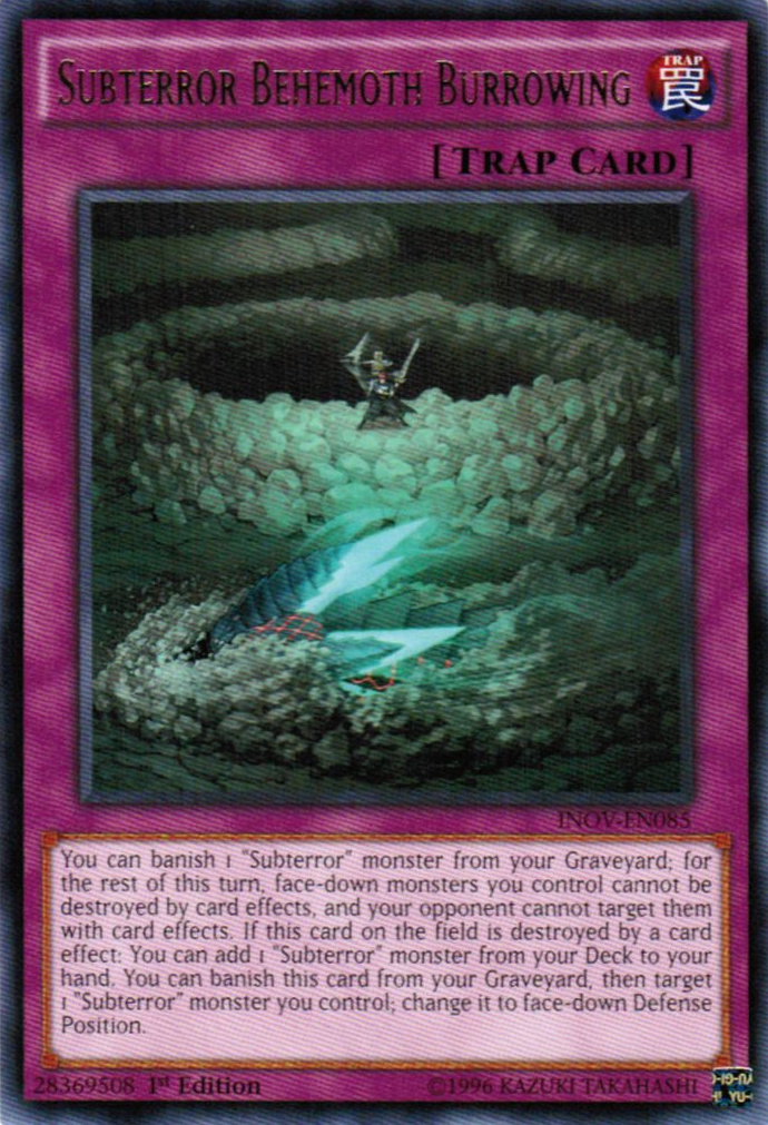 subterror yugioh cards Fiendess - MACR-EN082 Super Rare During either players turn Yu-Gi-Oh! Card TDIL-EN083 Subterror Behemoth