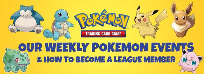 Weekly Pokemon Events & Becoming a League Member