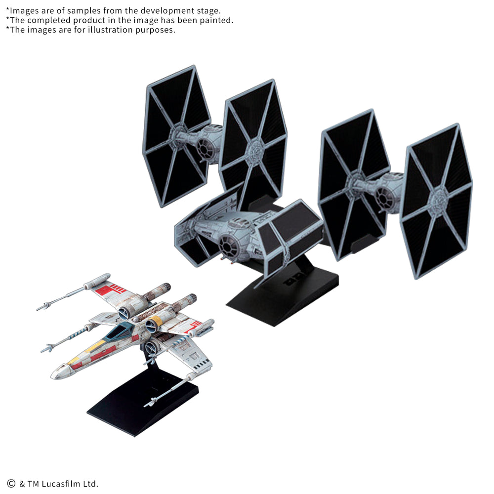 Bandai STAR WARS Vehicle Model 020 Trench Run Set [Star Wars: A New Hope]