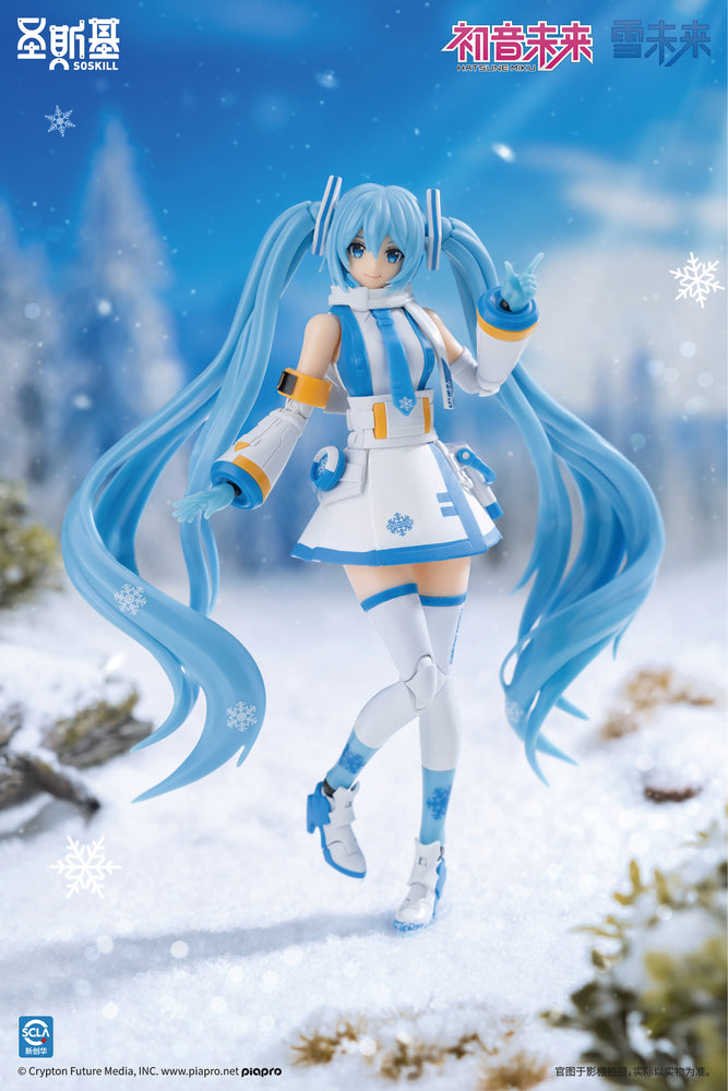 Eastern Model SHENGGE SOSKILL X Hatsune Miku Snow Miku Plastic Model Kit