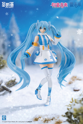 Eastern Model SHENGGE SOSKILL X Hatsune Miku Snow Miku Plastic Model Kit