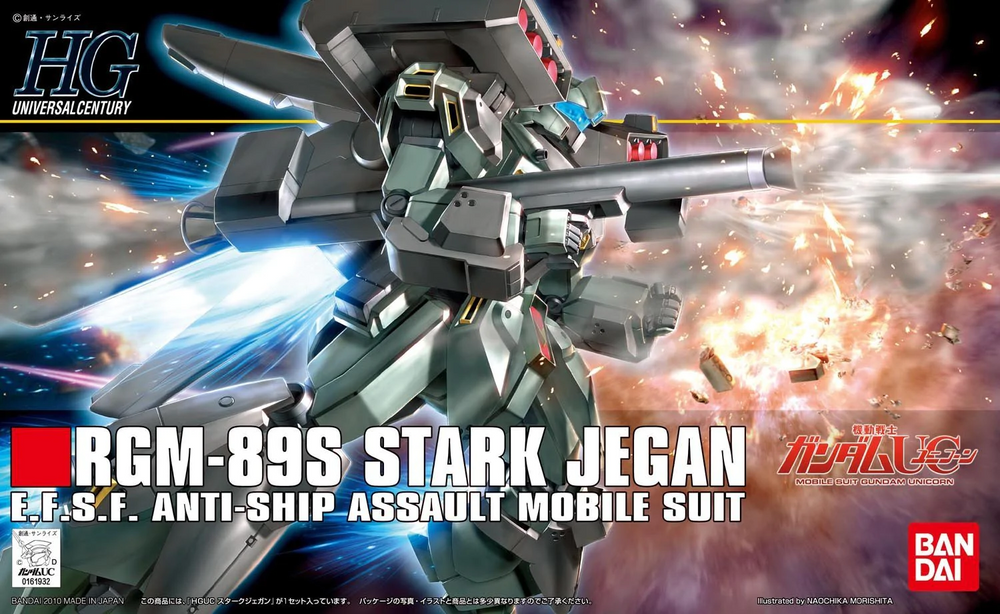 Bandai HGUC #104 1/144 RGM-89S Stark Jegan "Gundam UC"