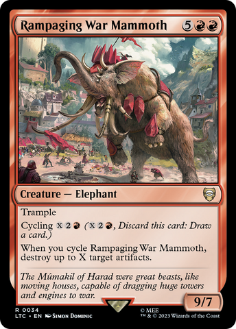 Rampaging War Mammoth [The Lord of the Rings: Tales of Middle-Earth Commander]