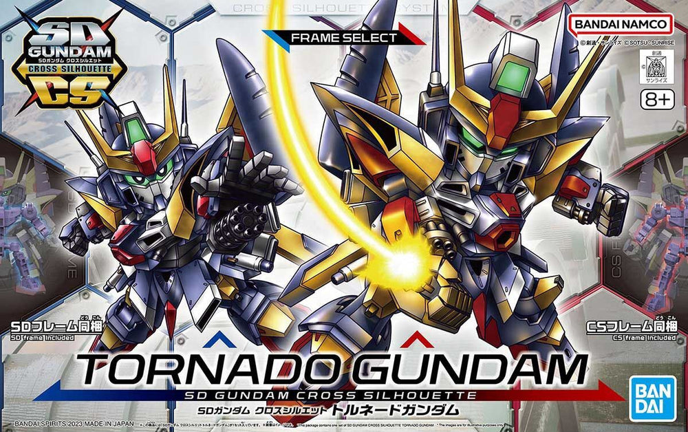 Gunpla: Super Deformed Gundam Cross Silhouette - Mobile Suit Gundam #18 Tornado Gundam Cross Silhouette