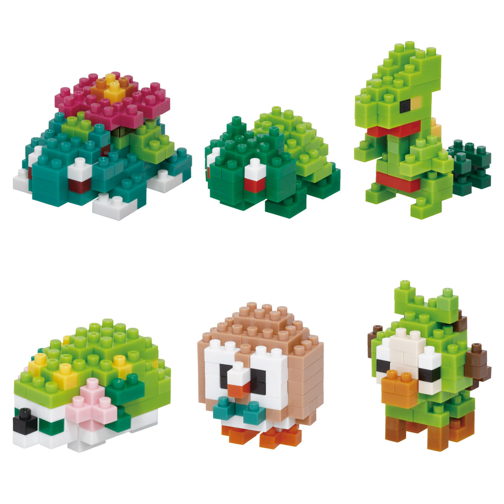 Nanoblock: Pokemon Mini - Pokemon Type Grass Set 1 (Blind Box) (6)