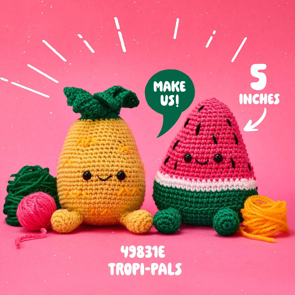 Bucilla ®  Amigurumi Crochet Kit - Tropi-Pals 5"