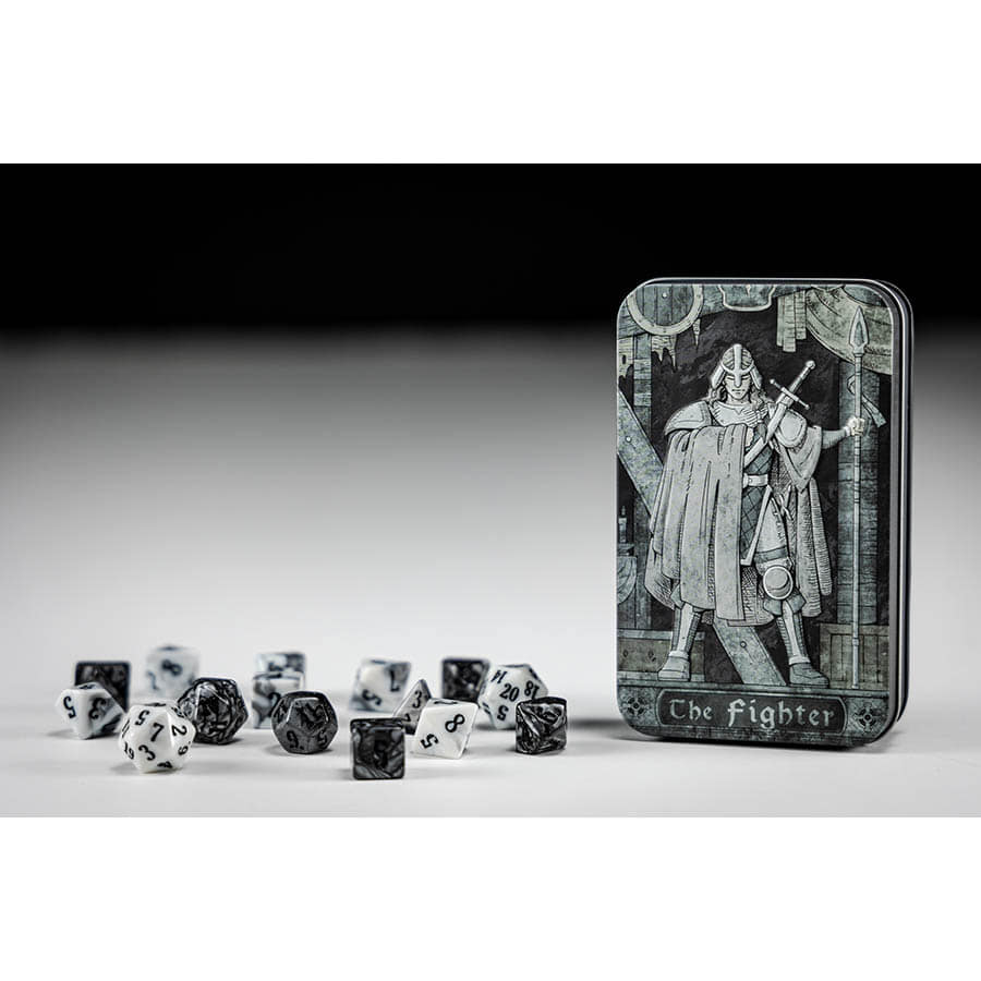 15ct Character Class Dice Set: The Fighter