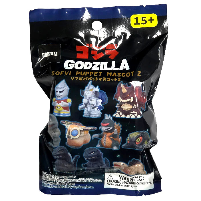 Ensky Godzilla Sofvi Finger Puppet Mascot Series 2 Blind Bag Asst