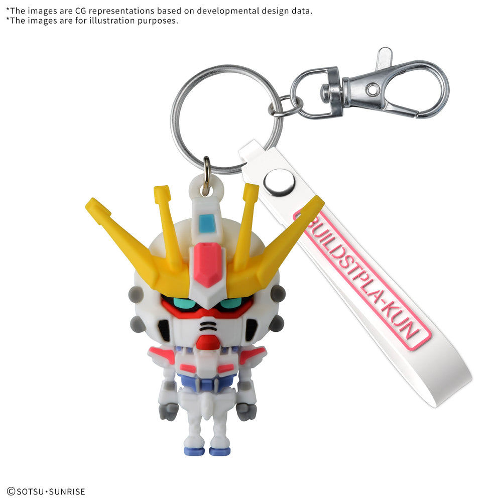Bandai Build Stpla-Kun 3D Rubber Mascot Keychain "Gunpla-Kun"
