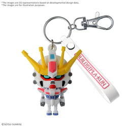 Bandai Build Stpla-Kun 3D Rubber Mascot Keychain "Gunpla-Kun"