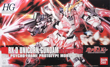 Bandai HGUC #100 1/144 RX-0 Unicorn Gundam (Destroy Mode) "Gundam UC"