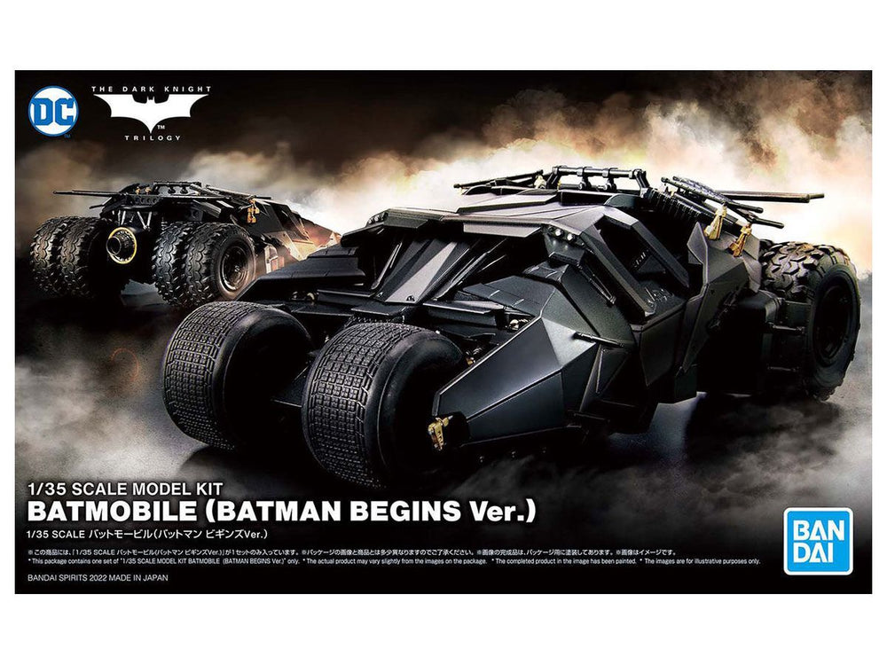 Bandai DC Universe 1/35 Batmobile (Batman Begins Ver.) Scale Model Kit