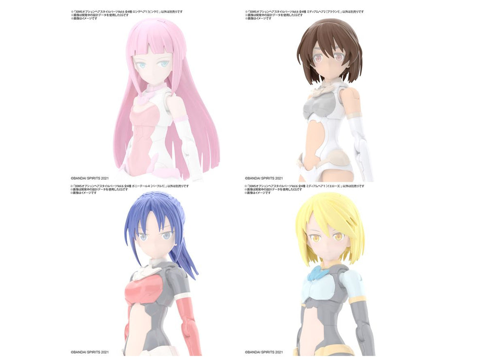 Bandai 30 Minute Sisters Option Hair Style Parts Vol.6