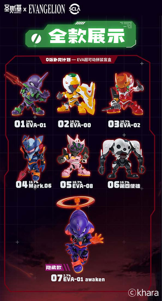 Eastern Model SHENGGE SOSKILL X Evangelion Blind Box