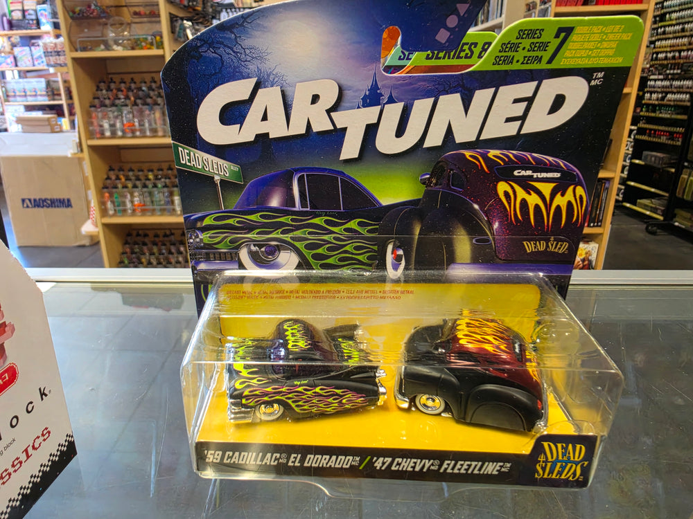 Car-Tuned Series 7 Double Pack - 59 Cadillac El Dorado/ 47 Chevy Fleetline