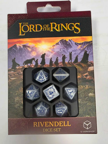 The Lord of the Rings: Rivendell Dice Set - Stone