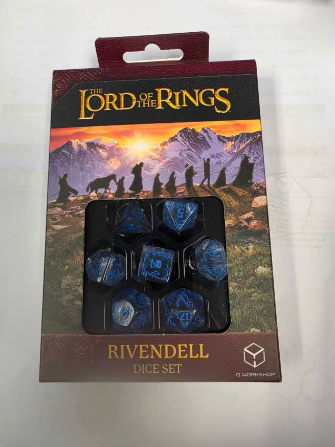 The Lord of the Rings: Rivendell Dice Set - Water