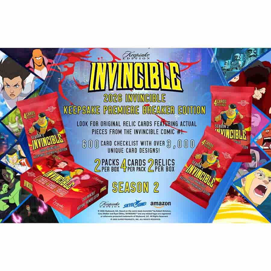 2026 Invincible Keepsake Premiere Edition Season 2 Breaker Edition