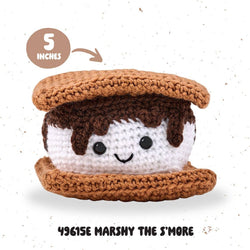 Bucilla ® Amigurumi Crochet Kit - Marshy the S'More 5"