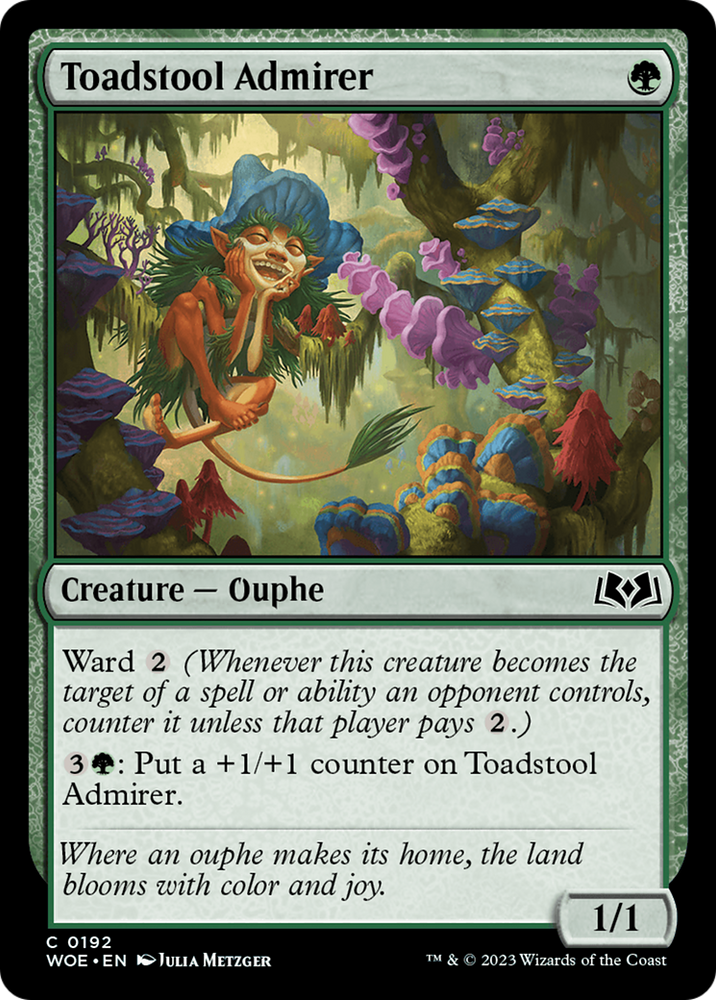 Toadstool Admirer [Wilds of Eldraine]