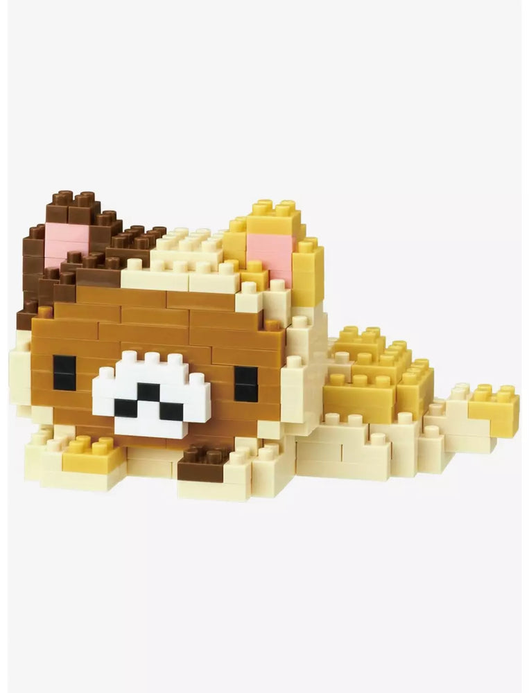 Nanoblock Character Collection Series Rilakkuma Motto-NonNanoblock Character Collection Series Rilakkuma Motto-Nonbiri-Neko “Rilakkuma”biri-Neko “Rilakkuma”