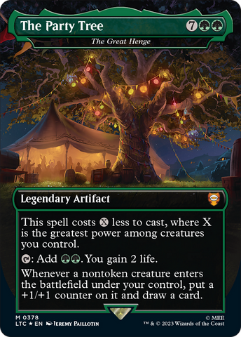 The Great Henge - The Party Tree (Surge Foil Realms and Relics) [The Lord of the Rings: Tales of Middle-Earth Commander]