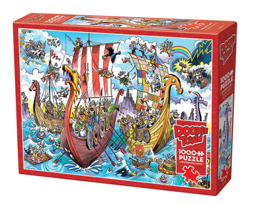 DoodleTown: Viking Voyage | 1000 Piece Puzzle
