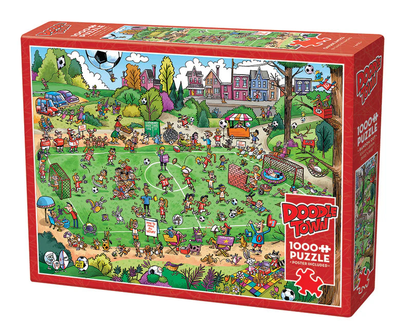 DoodleTown: Offside Antics |1000 Piece Puzzle