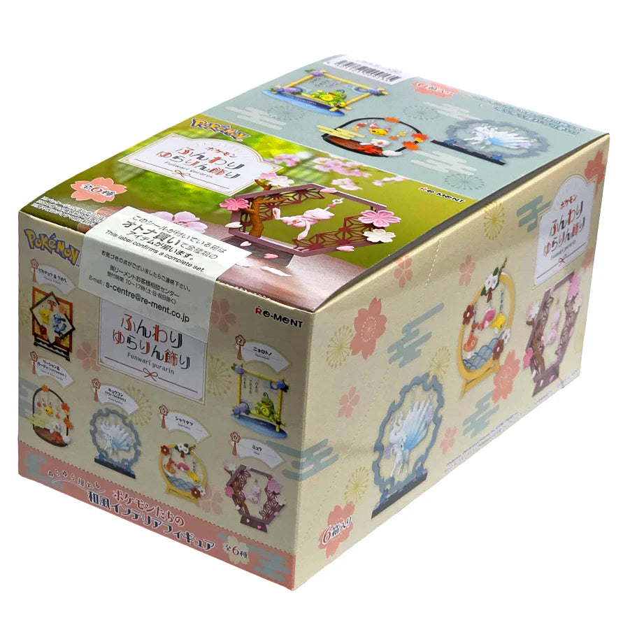 Rement Pokemon Funwari Yurarin Ornament Swinging Decoration Blind Box