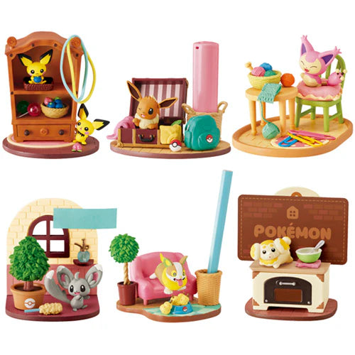 Rement DesQ Pokemon Desktop Figure - Relaxing Home! Blind Box