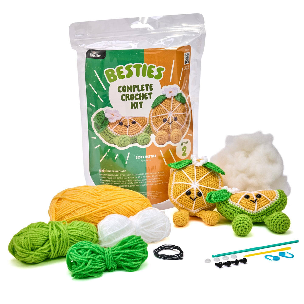 Bucilla ® Amigurumi Crochet Kit - Zesty Besties 5"