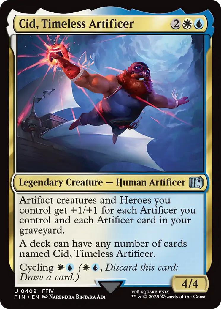 cid mtg final fantasy Cid, Timeless Artificer