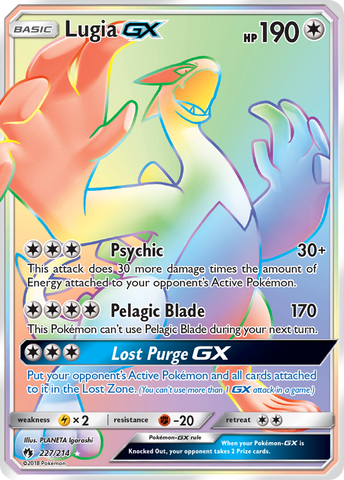 rayquaza gx pokemon card - 177a/168 you may discard the top 3 cards of your deck Pokemon Trading Card Game sm8b