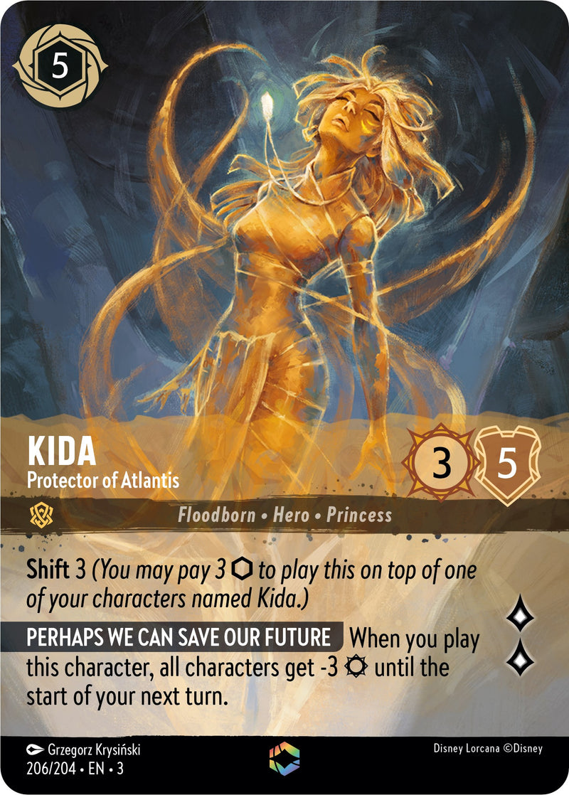Kida - Protector of Atlantis (Alternate Art) (206/204) [Into the Inkla