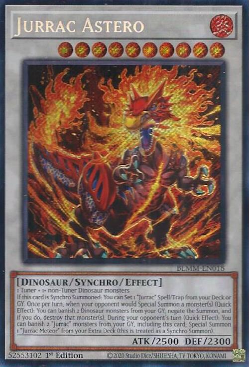 Jurrac Astero [BLMM-EN018] Secret Rare