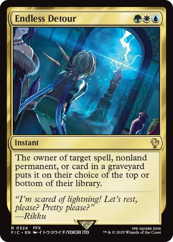 Endless Detour (Surge Foil) [FINAL FANTASY Commander]
