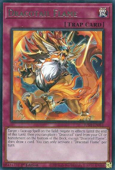 Dracotail Flame [JUSH-EN011] Rare