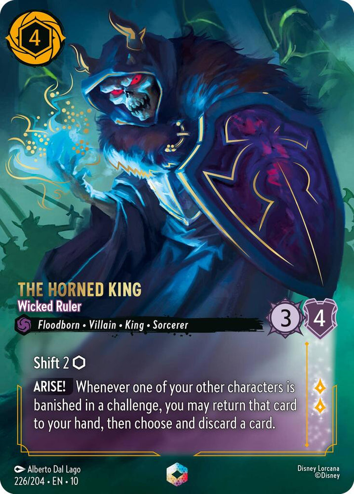 The Horned King - Wicked Ruler (Enchanted) (226/204) [Whispers in the Well]