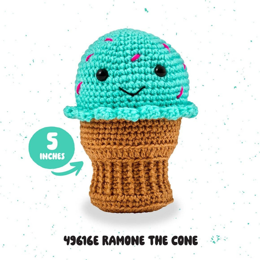 Bucilla ® Amigurumi Crochet Kit - Ramone the Cone 5"