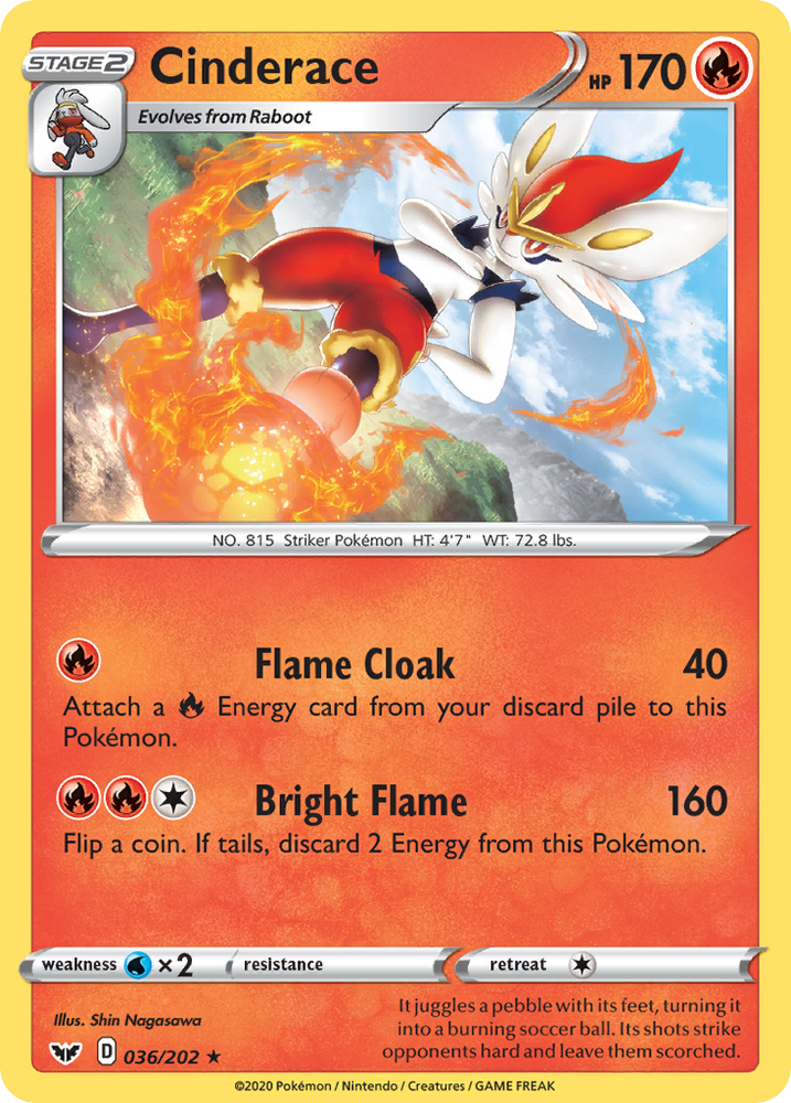what pokemon set has 202 cards Victini V 025/202 Ultra Rare Full Art Sword & Shield Card Near Cinderace (036/202) [Sword & Shield: