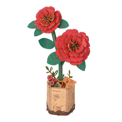 Robotime ROWOOD Red Camellia