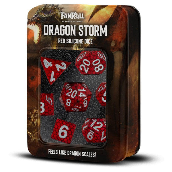 7-set Silicone: Dragon Storm: Red Dragon Scales