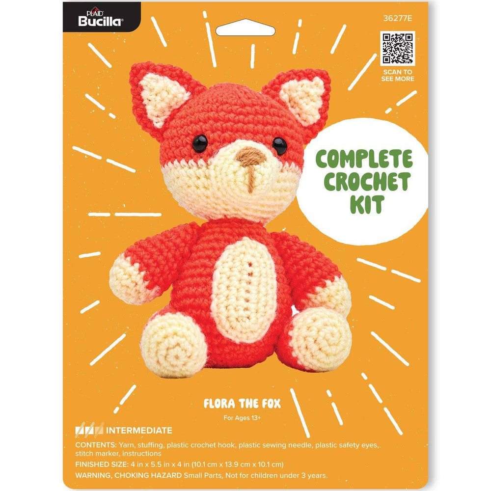 Bucilla ® Amigurumi Crochet Kit - Flora the Fox 5"