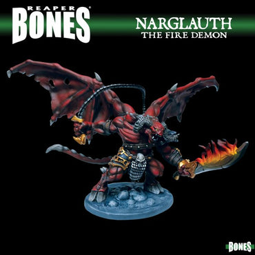 Reaper Miniatures: Bones Classic Deluxe Boxed Set: Narglauth, Fire Demon